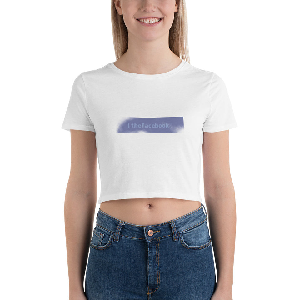 the facebook Women’s Crop Tee