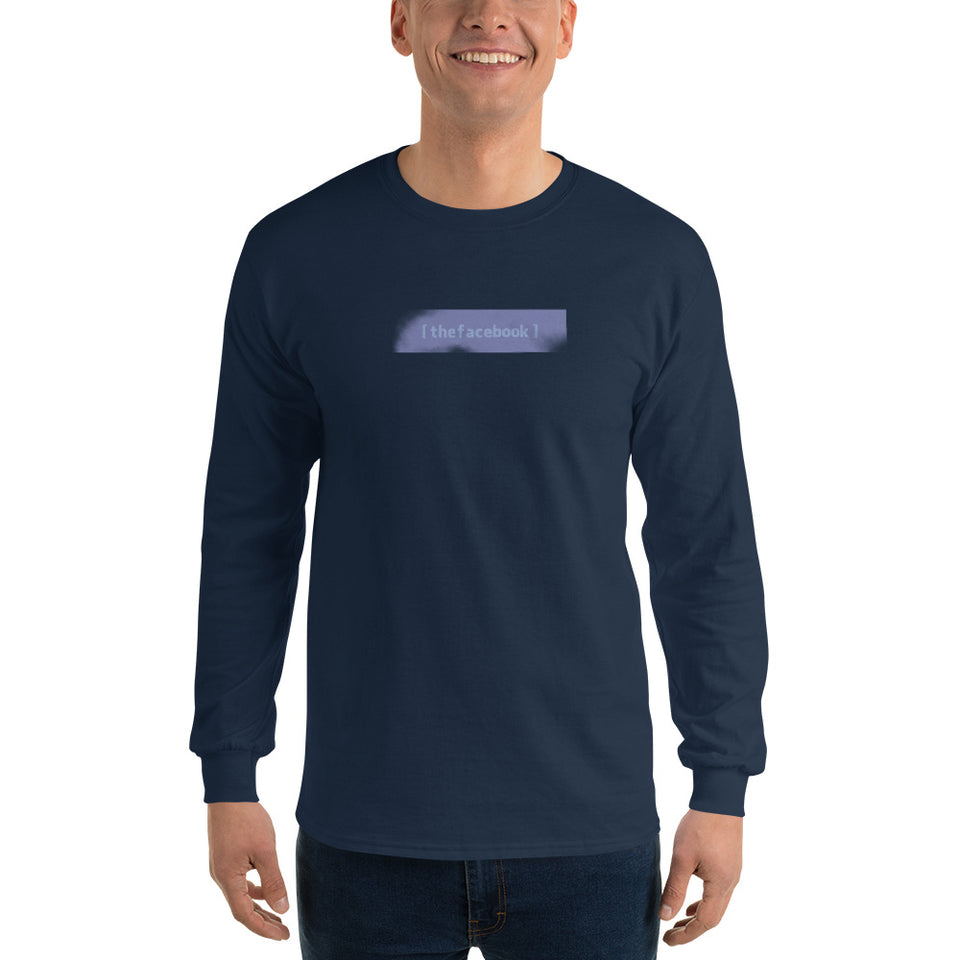 the facebook Men's Long Sleeve T-Shirt